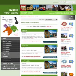 Event Search Results : North Wales Borderlands