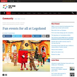 Fun events for all at Legoland