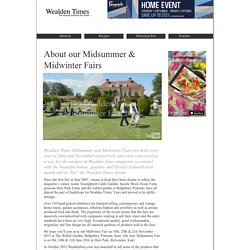 About our Midsummer & Midwinter Fairs