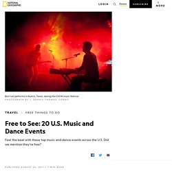 Free U.S. Music and Dance Events