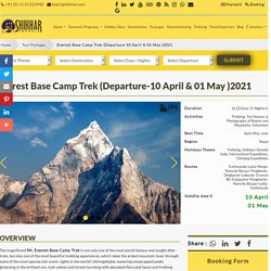 Everest Base Camp Trek - (Departure-10 April, 01Mayl )2021