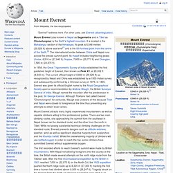 Mount Everest