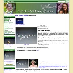 Evermore Circlet - $144.99 : Medieval Bridal Fashions, Circlets, Headpieces, Necklaces and Bracelets for your Renaissance, Celtic or Elven Wedding!