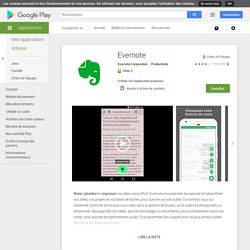Evernote – Applications Android sur Google Play