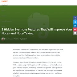 5 Hidden Evernote Features That Will Improve Your Notes and Note-Taking