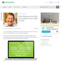 How Evernote can Help you Achieve Your Goals in 2015