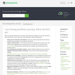 Evernote Knowledge Base