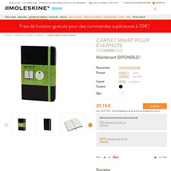 Carnet Smart pour Evernote Moleskine
