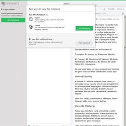 Evernote shared notebook: Artigos e Midias