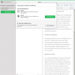 Evernote shared notebook: