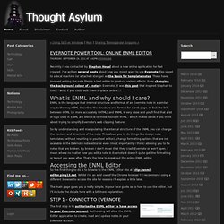 Evernote Power Tool - Thought Asylum