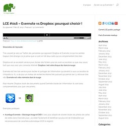 Evernote vs Dropbox: pourquoi choisir !