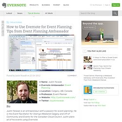 How to Use Evernote for Event Planning: Tips from Event Planning Ambassador