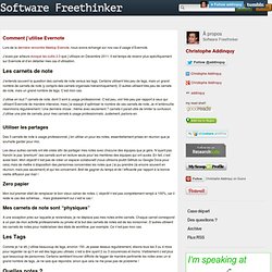 Comment j’utilise Evernote - Software Freethinker
