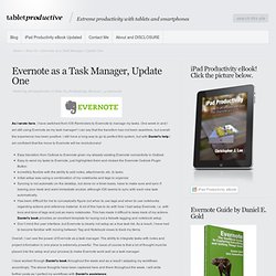 Evernote as a Task Manager, Update One « How-To