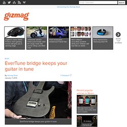 EverTune bridge keeps your guitar in tune