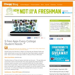5 Free Apps Every College Student Needs