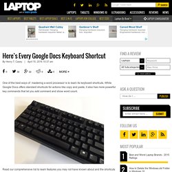 Here’s Every Google Docs Keyboard Shortcut