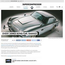 Every James Bond 007 Car Ranked