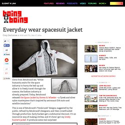 Everyday wear spacesuit jacket