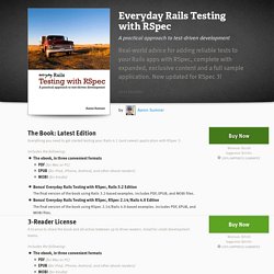 Everyday Rails Testing… by Aaron Sumner