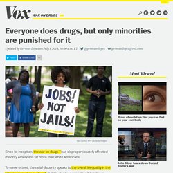 Everyone does drugs, but only minorities are punished for it