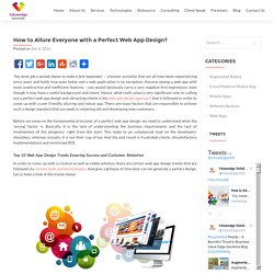 How to Allure Everyone with a Perfect Web App Design? - Value Edge Solutions Blog