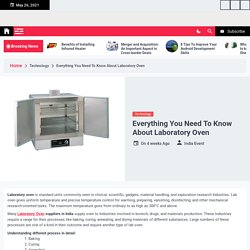 Everything You Need To Know About Laboratory Oven -