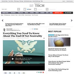 Everything You Need To Know About The End Of Net Neutrality