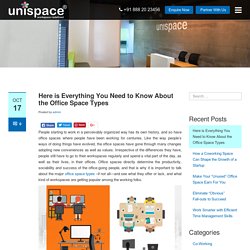 Here is Everything You Need to Know About the Office Space Types