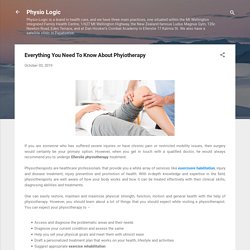 Everything You Need To Know About Phyiotherapy