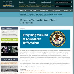 Everything You Need to Know About Jeff Sessions