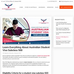 Learn Everything About Australian Student Visa Subclass 500