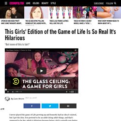 This Parody of What The Game of "Life" for Girls Would Be Like is Everything - Comedy Central's Glass Ceiling Game For Girls Is Great