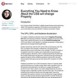 Everything You Need to Know About the CSS will-change Property