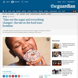 ‘Take out the sugar and everything changes’: the lab on the food wars frontline