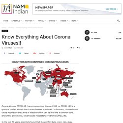Know Everything About Corona Viruses!! - Namo Indian