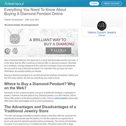 Everything You Need To Know About Buying a Diamond Pendant Online