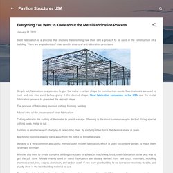 Everything You Want to Know about the Metal Fabrication Process