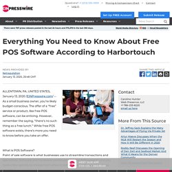 Everything You Need to Know About Free POS Software According to Harbortouch