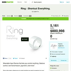 Ring : Shortcut Everything. by Logbar inc.