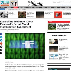 Everything We Know About Facebook's Secret Mood Manipulation Experiment
