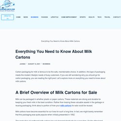Everything You Need to Know About Milk Cartons