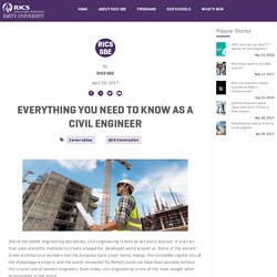 Everything you need to know as a civil engineer