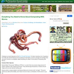 Everything You Need to Know About Composting With Worms Permaculture Forums
