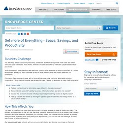 Get more of Everything - Space, Savings, and Productivity