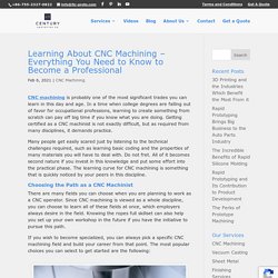 Learning About CNC Machining – Everything You Need to Know to Become a Professional