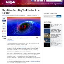 Everything You Know About Black Holes is Wrong