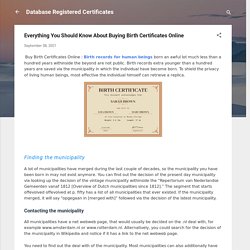 Everything You Should Know About Buying Birth Certificates Online