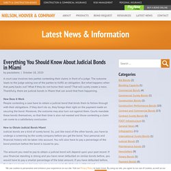Everything You Should Know About Judicial Bonds in Miami